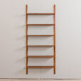 22470.B Danish wall unit in teak - modular shelving system 6 shelves in Cadovius PS System Sorensen style-3