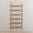 22471.A Danish wall unit in oak 6 modular shelves system in Cadovius PS System Sorensen style-3