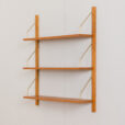 22471.D Danish wall unit in oak - modular shelving system 3 shelves in Cadovius PS System Sorensen style-4