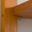 22471.D Danish wall unit in oak - modular shelving system 3 shelves in Cadovius PS System Sorensen style-8