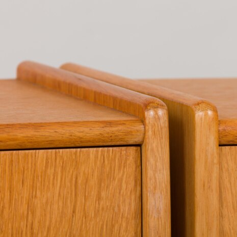 22476 Para zabytkowych dębowych szafek nocnych, Dania 1960s -11 22476 Para zabytkowych dębowych szafek nocnych, Dania 1960s -11