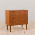 22478 Vintage teak Danish dresser with 4 drawers, 1960s-2