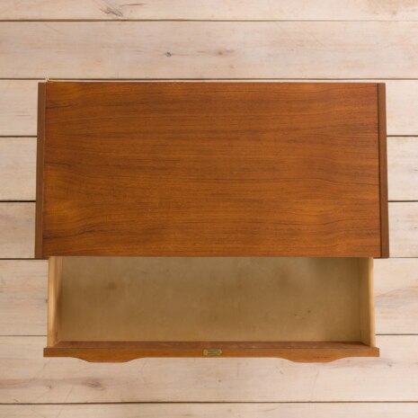 22478 Vintage teak Danish dresser with 4 drawers, 1960s-7 22478 Vintage teak Danish dresser with 4 drawers, 1960s-7