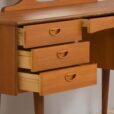 22480 Vintage Scandinavian teak dressing table with adjustable mirrors and 6 drawers, Denmark 1960s-10