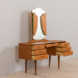 22480 Vintage Scandinavian teak dressing table with adjustable mirrors and 6 drawers, Denmark 1960s-5
