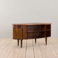 22413 Mid-Century Danish Rosewood Desk with bar compartment by Kai Kristiansen, 1950s-12