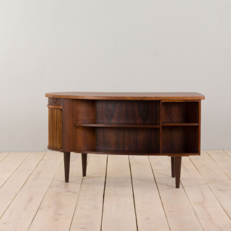 22413 Mid-Century Danish Rosewood Desk with bar compartment by Kai Kristiansen, 1950s-14 22413 Mid-Century Danish Rosewood Desk with bar compartment by Kai Kristiansen, 1950s-14
