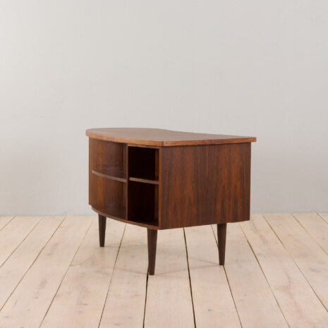 22413 Mid-Century Danish Rosewood Desk with bar compartment by Kai Kristiansen, 1950s-15 22413 Mid-Century Danish Rosewood Desk with bar compartment by Kai Kristiansen, 1950s-15