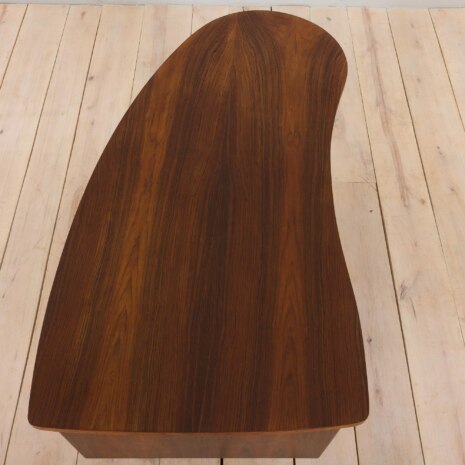 22413 Mid-Century Danish Rosewood Desk with bar compartment by Kai Kristiansen, 1950s-17 22413 Mid-Century Danish Rosewood Desk with bar compartment by Kai Kristiansen, 1950s-17