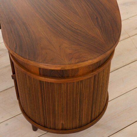 22413 Mid-Century Danish Rosewood Desk with bar compartment by Kai Kristiansen, 1950s-18 22413 Mid-Century Danish Rosewood Desk with bar compartment by Kai Kristiansen, 1950s-18