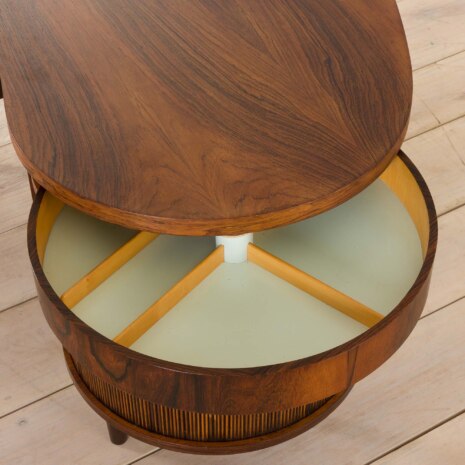 22413 Mid-Century Danish Rosewood Desk with bar compartment by Kai Kristiansen, 1950s-19 22413 Mid-Century Danish Rosewood Desk with bar compartment by Kai Kristiansen, 1950s-19