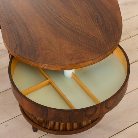 22413 Mid-Century Danish Rosewood Desk with bar compartment by Kai Kristiansen, 1950s-20 22413 Mid-Century Danish Rosewood Desk with bar compartment by Kai Kristiansen, 1950s-20