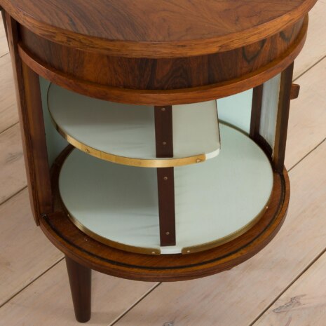 22413 Mid-Century Danish Rosewood Desk with bar compartment by Kai Kristiansen, 1950s-30 22413 Mid-Century Danish Rosewood Desk with bar compartment by Kai Kristiansen, 1950s-30