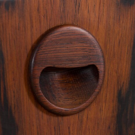 22413 Mid-Century Danish Rosewood Desk with bar compartment by Kai Kristiansen, 1950s-37 22413 Mid-Century Danish Rosewood Desk with bar compartment by Kai Kristiansen, 1950s-37