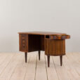 22413 Mid-Century Danish Rosewood Desk with bar compartment by Kai Kristiansen, 1950s-7