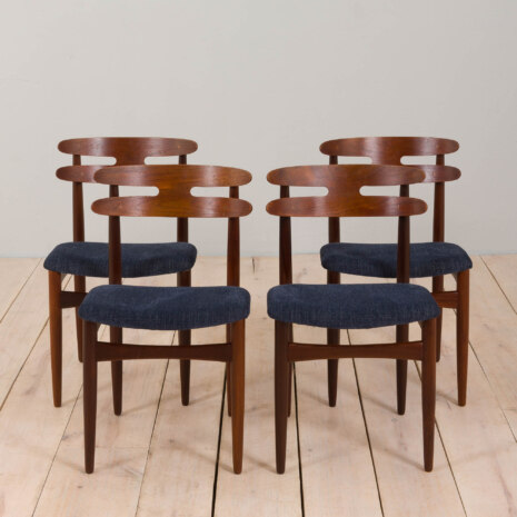 22419 Set of 4 teak chairs mod. 178 by Johannes Andersen for Bramin Mobler, 1960s-1 22419 Set of 4 teak chairs mod. 178 by Johannes Andersen for Bramin Mobler, 1960s-1