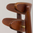 22419 Set of 4 teak chairs mod. 178 by Johannes Andersen for Bramin Mobler, 1960s-12