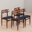 22419 Set of 4 teak chairs mod. 178 by Johannes Andersen for Bramin Mobler, 1960s-2