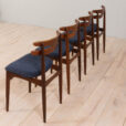 22419 Set of 4 teak chairs mod. 178 by Johannes Andersen for Bramin Mobler, 1960s-4