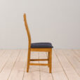 22420 Set of five oak razor chairs by H. Kjærnulf 1960s-14
