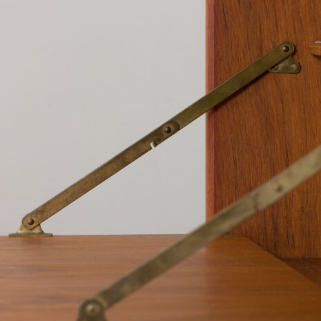 22445 Poul Cadovious two bay teak wall unit for Cado, 1960s-19 22445 Poul Cadovious two bay teak wall unit for Cado, 1960s-19