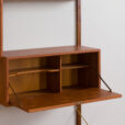 22445 Poul Cadovious two bay teak wall unit for Cado, 1960s-8
