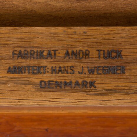 22452 Teak and Oak Desk AT 305 by Hans J. Wegner for Andreas Tuck, Denmark 1950s-19 22452 Teak and Oak Desk AT 305 by Hans J. Wegner for Andreas Tuck, Denmark 1950s-19
