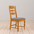 22462 Set of six Danish oak razor chairs, H. Kjærnulf for EG Kvalitetsmøbler 1960s-10