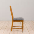 22462 Set of six Danish oak razor chairs, H. Kjærnulf for EG Kvalitetsmøbler 1960s-11