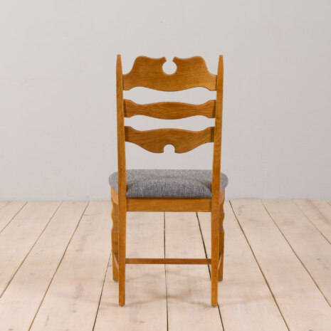 22462 Set of six Danish oak razor chairs, H. Kjærnulf for EG Kvalitetsmøbler 1960s-12 22462 Set of six Danish oak razor chairs, H. Kjærnulf for EG Kvalitetsmøbler 1960s-12