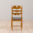22462 Set of six Danish oak razor chairs, H. Kjærnulf for EG Kvalitetsmøbler 1960s-12