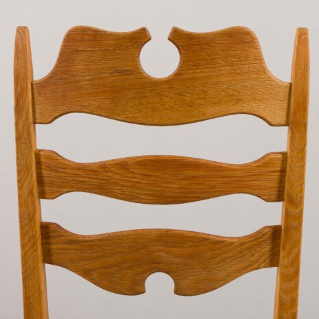 22462 Set of six Danish oak razor chairs, H. Kjærnulf for EG Kvalitetsmøbler 1960s-13 22462 Set of six Danish oak razor chairs, H. Kjærnulf for EG Kvalitetsmøbler 1960s-13