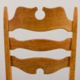 22462 Set of six Danish oak razor chairs, H. Kjærnulf for EG Kvalitetsmøbler 1960s-13
