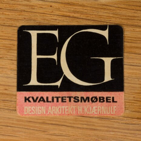 22462 Set of six Danish oak razor chairs, H. Kjærnulf for EG Kvalitetsmøbler 1960s-18 22462 Set of six Danish oak razor chairs, H. Kjærnulf for EG Kvalitetsmøbler 1960s-18