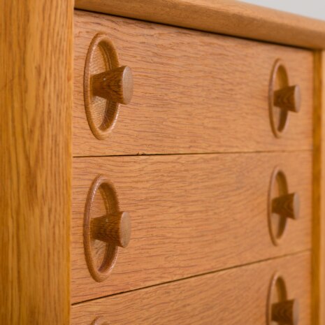 22467 Scandinavian mid century oak sideboard in the style of Borge Mogensen, 1960s-14 22467 Scandinavian mid century oak sideboard in the style of Borge Mogensen, 1960s-14