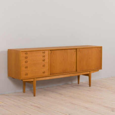22467 Scandinavian mid century oak sideboard in the style of Borge Mogensen, 1960s-6 22467 Scandinavian mid century oak sideboard in the style of Borge Mogensen, 1960s-6