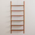 22472 Scandinavian teak wall unit with 6 shelves -3