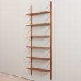 22472 Scandinavian teak wall unit with 6 shelves -4