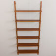 22472 Scandinavian teak wall unit with 6 shelves -5