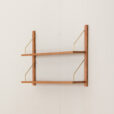 22475 Set of two mid century teak shelves in Poul Cadovius style, Denmark 1970s-3