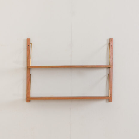 22475 Set of two mid century teak shelves in Poul Cadovius style, Denmark 1970s-4 22475 Set of two mid century teak shelves in Poul Cadovius style, Denmark 1970s-4