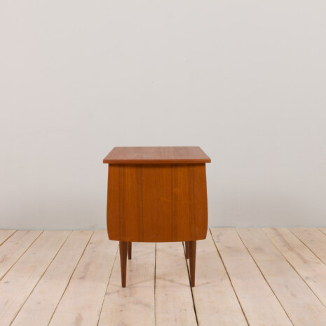 22481 Skandynawskie biurko z drewna tekowego z bocznym schowkiem i 3 szufladami, Norwegia, lata 1960-21 22481 Skandynawskie biurko z drewna tekowego z bocznym schowkiem i 3 szufladami, Norwegia, lata 1960-21