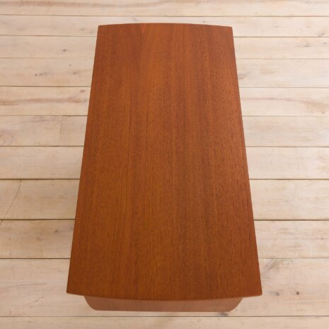 22481 Skandynawskie biurko z drewna tekowego z bocznym schowkiem i 3 szufladami, Norwegia, lata 1960-25 22481 Skandynawskie biurko z drewna tekowego z bocznym schowkiem i 3 szufladami, Norwegia, lata 1960-25