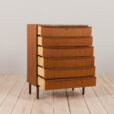 22482 Vintage Aggesund, commode en teck par Andreas Pedersen, Danemark 1968s-2