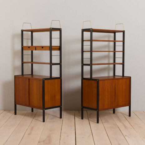 22488 Meuble mural en teck Variett Bibliothèque de Bertil Fridhagen pour Bodafors, Système d'étagères modulaires vintage 1950-21 22488 Meuble mural en teck Variett Bibliothèque de Bertil Fridhagen pour Bodafors, Système d'étagères modulaires vintage 1950-21