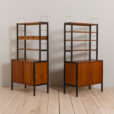 22488 Wall unit in Teak Variett Bookcase by Bertil Fridhagen for Bodafors, Vintage modular shelving system 1950s-21
