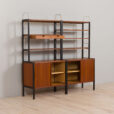 22488 Wall unit in Teak Variett Bookcase by Bertil Fridhagen for Bodafors, Vintage modular shelving system 1950s-4