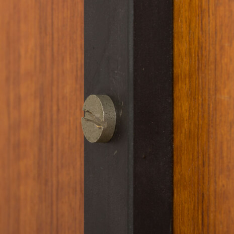 22492 Large Italian freestanding 3 bay wall unit in teak , 1960s-17 22492 Large Italian freestanding 3 bay wall unit in teak , 1960s-17