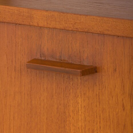 23007 Modular Danish vintage teak bookshelf wall unit in teak with 3 cabinets and 3 shelves,1950-60s-13 23007 Modular Danish vintage teak bookshelf wall unit in teak with 3 cabinets and 3 shelves,1950-60s-13