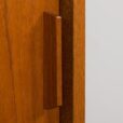 23007 Modular Danish vintage teak bookshelf wall unit in teak with 3 cabinets and 3 shelves,1950-60s-17